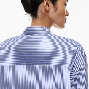 Wilfred Free Blue and White Button Down